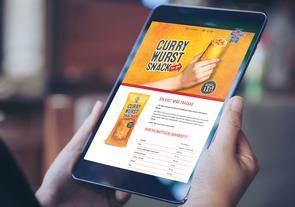 Wolf Currywurst Snack Landing Page